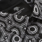 The Queen Gambit-Black Men's Jacquard Satin Luxury Formal Shirt
