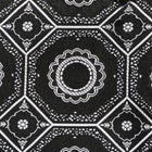 The Queen Gambit-Black Men's Jacquard Satin Luxury Formal Shirt