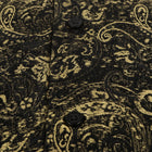 70% Imperial Silk Rich Paisely - Gold Long Sleeve Men's Shirt