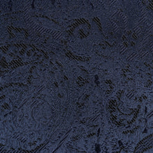 70% Imperial Silk Rich Paisely - Navy Long Sleeve Men's Shirt