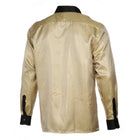 70% Supreme Silk Tiger's Eye - Gold Long Sleeve Men's Shirt