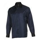 70% Supreme Silk Tiger's Eye - Navy Long Sleeve Men's Shirt