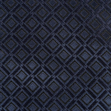 70% Supreme Silk Tiger's Eye - Navy Long Sleeve Men's Shirt