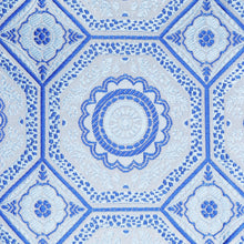 The Queen Gambit - Blue Men's Jacquard Satin Luxury Formal Shirt