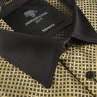 70% Silk Rich Weave - Gold Long Sleeve Men's Shirt