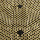 70% Silk Rich Weave - Gold Long Sleeve Men's Shirt