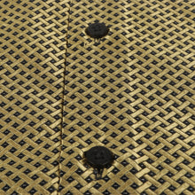 70% Silk Rich Weave - Gold Long Sleeve Men's Shirt