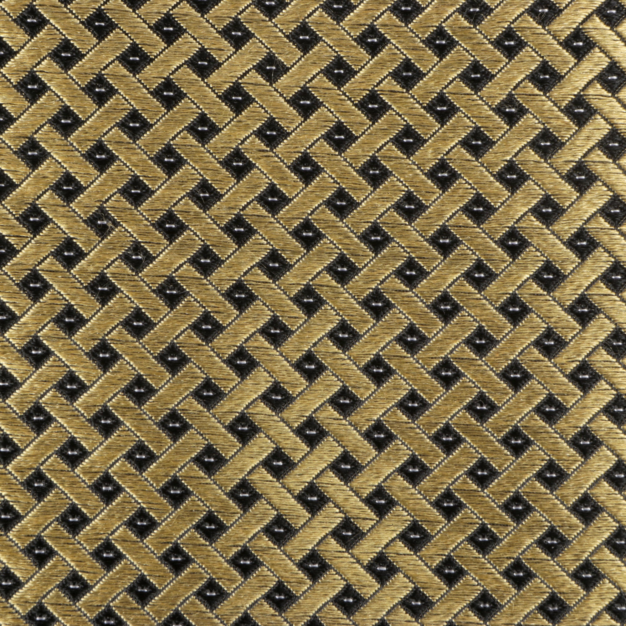 70% Silk Rich Weave - Gold Long Sleeve Men's Shirt