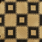 Chess Board - Gold Men's Jacquard Satin Luxury Formal Shirt