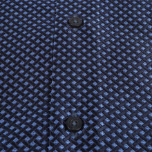 70% Silk Rich Weave - Royal Blue Long Sleeve Men's Shirt