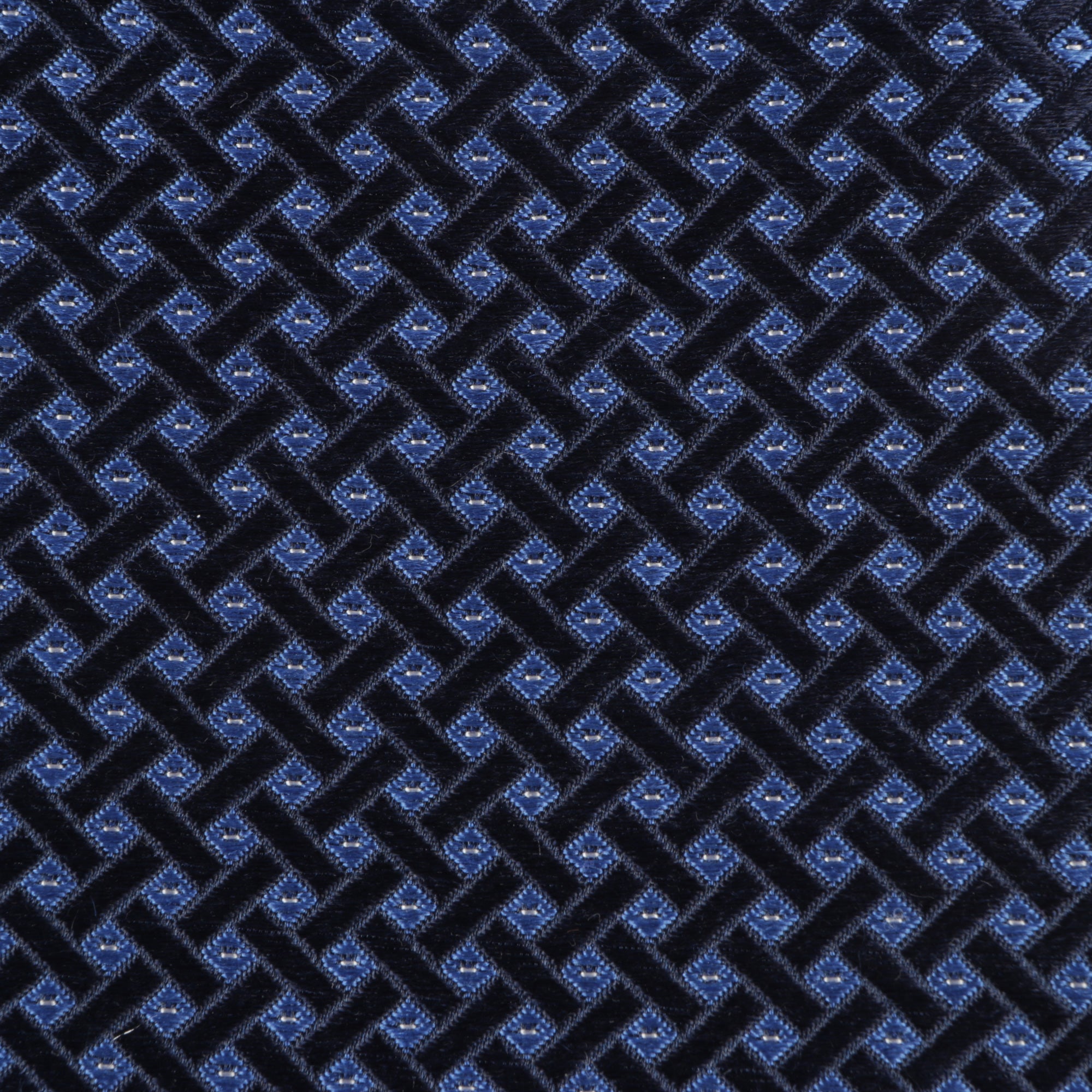 70% Silk Rich Weave - Royal Blue Long Sleeve Men's Shirt