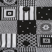 Royal Check - Black Men's Jacquard Woven Luxury Formal Shirt