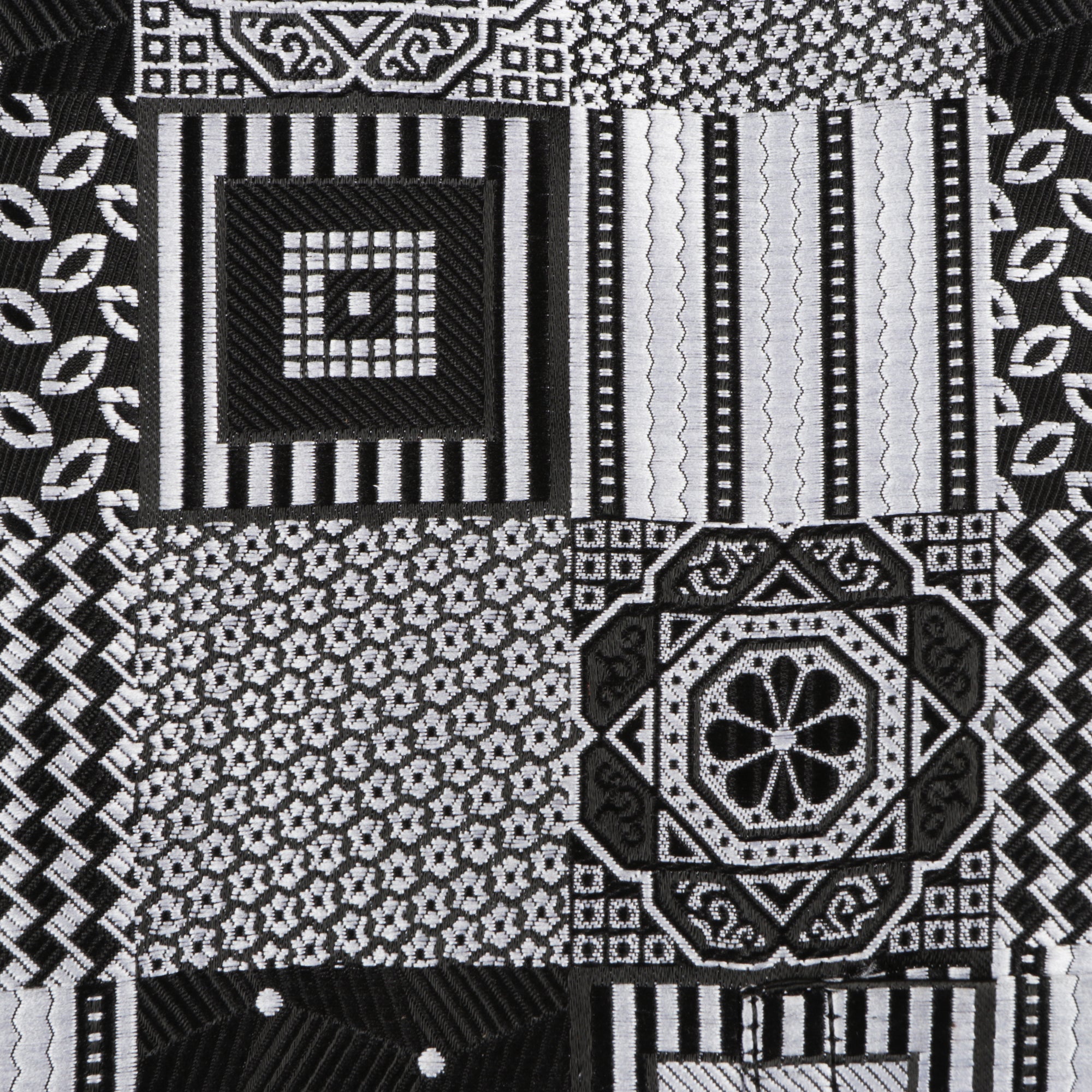 Royal Check - Black Men's Jacquard Woven Luxury Formal Shirt