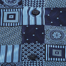 Royal Check - Navy Men's Jacquard Woven Luxury Formal Shirt