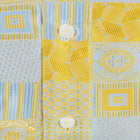 Royal Check - Yellow Men's Jacquard Woven Luxury Formal Shirt