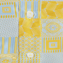 Royal Check - Yellow Men's Jacquard Woven Luxury Formal Shirt