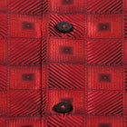 Chess Board - Red Men's Jacquard Satin Luxury Formal Shirt