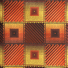 Chess Board - Orange Men's Jacquard Satin Luxury Formal Shirt