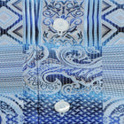 African Chess - Blue Men's Jacquard Woven Luxury Formal Shirt