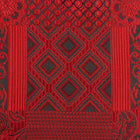 African Chess - Red Men's Jacquard Woven Luxury Formal Shirt
