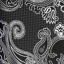 Lillian Wave - Black Men's Jacquard Satin Luxury Formal Shirt