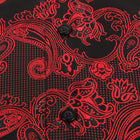 Lillian Wave - Royal Red Men's Jacquard Satin Luxury Formal Shirt