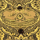 Golden Heart - Gold Men's Jacquard Woven Luxury Formal Shirt