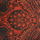 Golden Heart - Burnt Orange Men's Jacquard Woven Luxury Formal Shirt