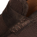 Men’s Dark Brown Textured Textile Sneakers – Loafer-Inspired Smart Casual Shoes