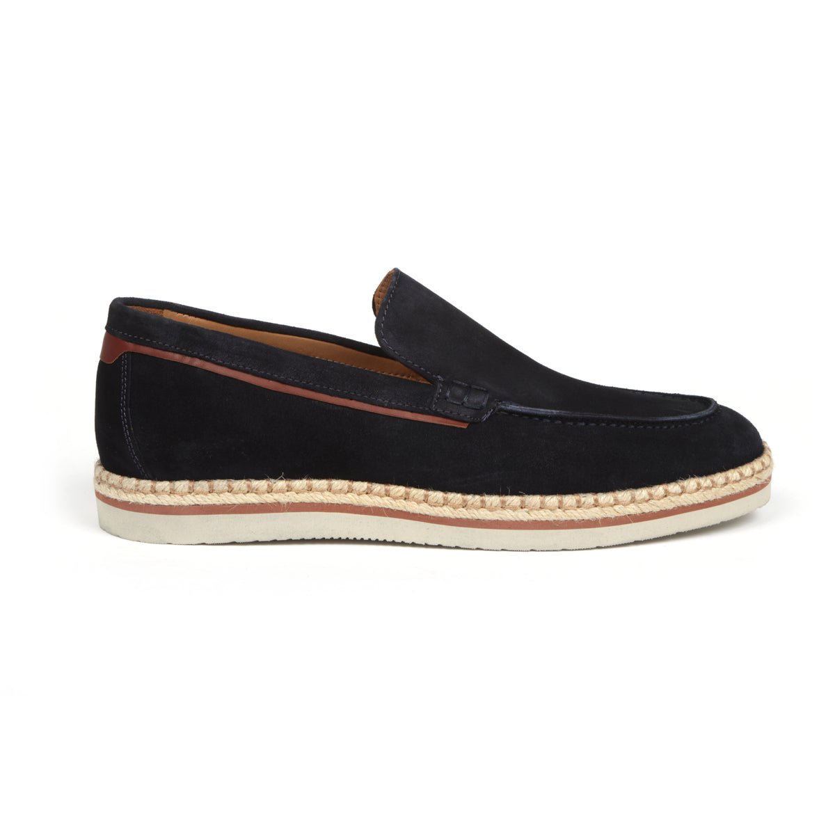 Men’s Summer Navy Suede Sneakers – Loafer-Inspired Smart Casual Shoes