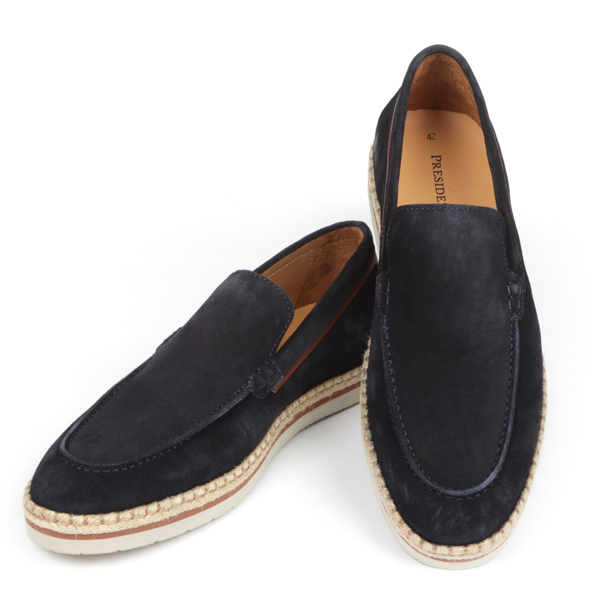 Men’s Summer Navy Suede Sneakers – Loafer-Inspired Smart Casual Shoes