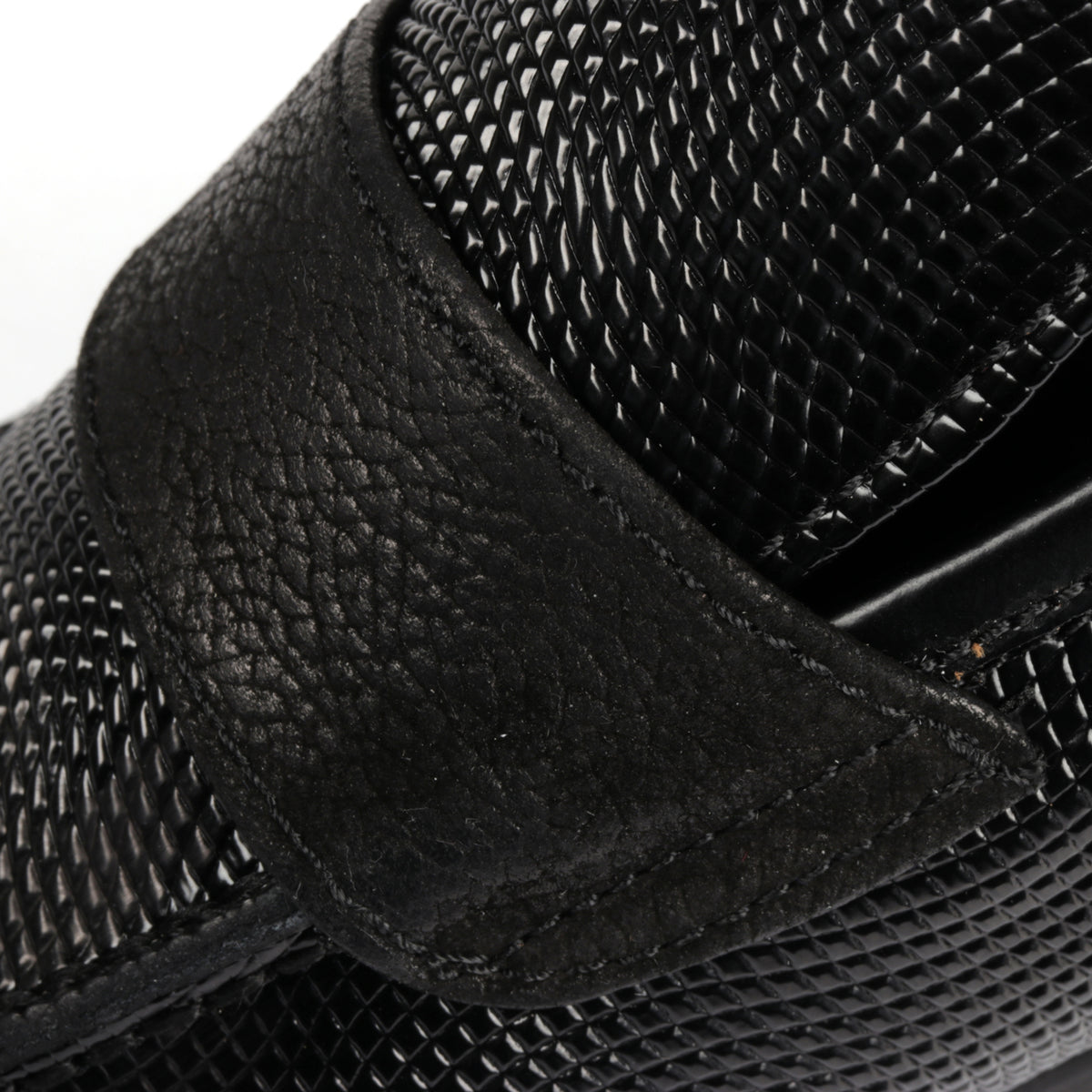 Classic Black Men’s Leather Loafers – Elegant Formal Dress Shoes