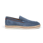 Men’s Summer Indigo Suede Sneakers – Loafer-Inspired Smart Casual Shoes