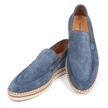 Men’s Summer Indigo Suede Sneakers – Loafer-Inspired Smart Casual Shoes