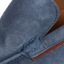 Men’s Summer Indigo Suede Sneakers – Loafer-Inspired Smart Casual Shoes
