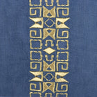 Kings Linen Cobalt Blue Men's Casual Long Sleeve 100% Linen Shirt Breathable Summer