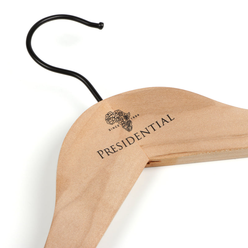 Presidential Branded Lotus Wood Shirt Suit Hanger