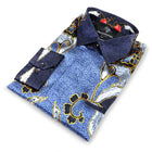 Symphonie Men's Long Sleeve Iconic 100% Silk Shirt