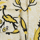 Madiba Original - Golden Leaves Men's Long Sleeve Vegan Silk Shirt