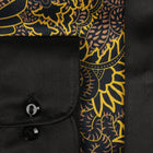 Madiba Classic - Black Men's Long Sleeve Silk Shirt