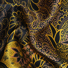 Madiba Classic - Black Men's Long Sleeve Silk Shirt