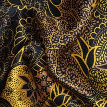 Madiba Classic - Black Men's Long Sleeve Silk Shirt