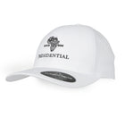 Presidential Men's Cap Golf Flex Fit Delta Lightweight, Adjustable Back - White/Black