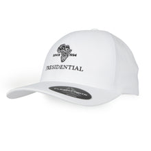 Presidential Men's Cap Golf Flex Fit Delta Lightweight, Adjustable Back - White/Black