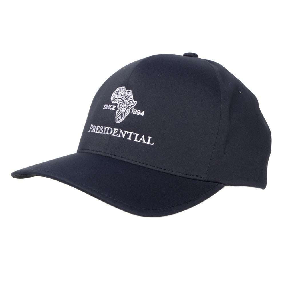 Presidential Men's Cap Golf Flex Fit Delta Lightweight, Adjustable Back - Navy/White