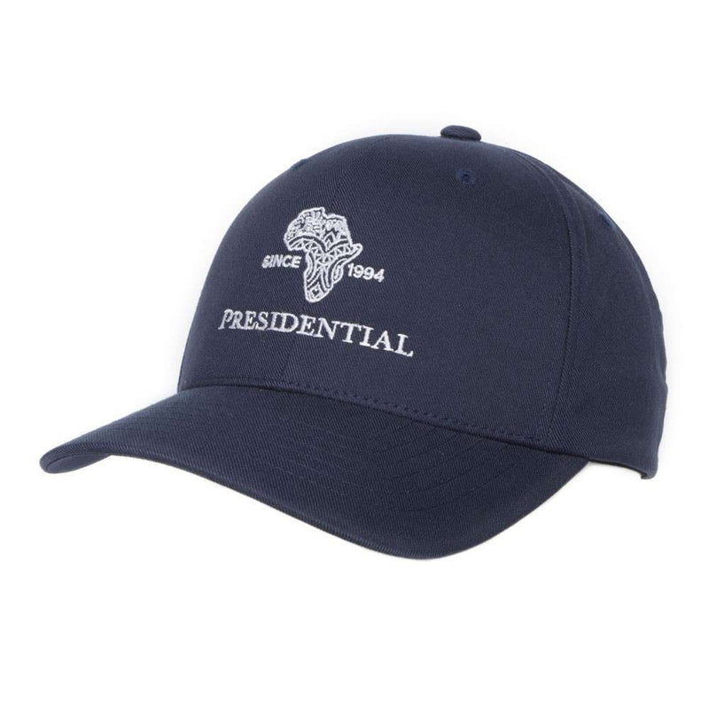 Presidential Men's Cap Golf Flex Fit Nu Adjustable - Navy/White