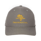Presidential Men's Cap Golf Flex Fit Delta Adjustable - Grey/Gold
