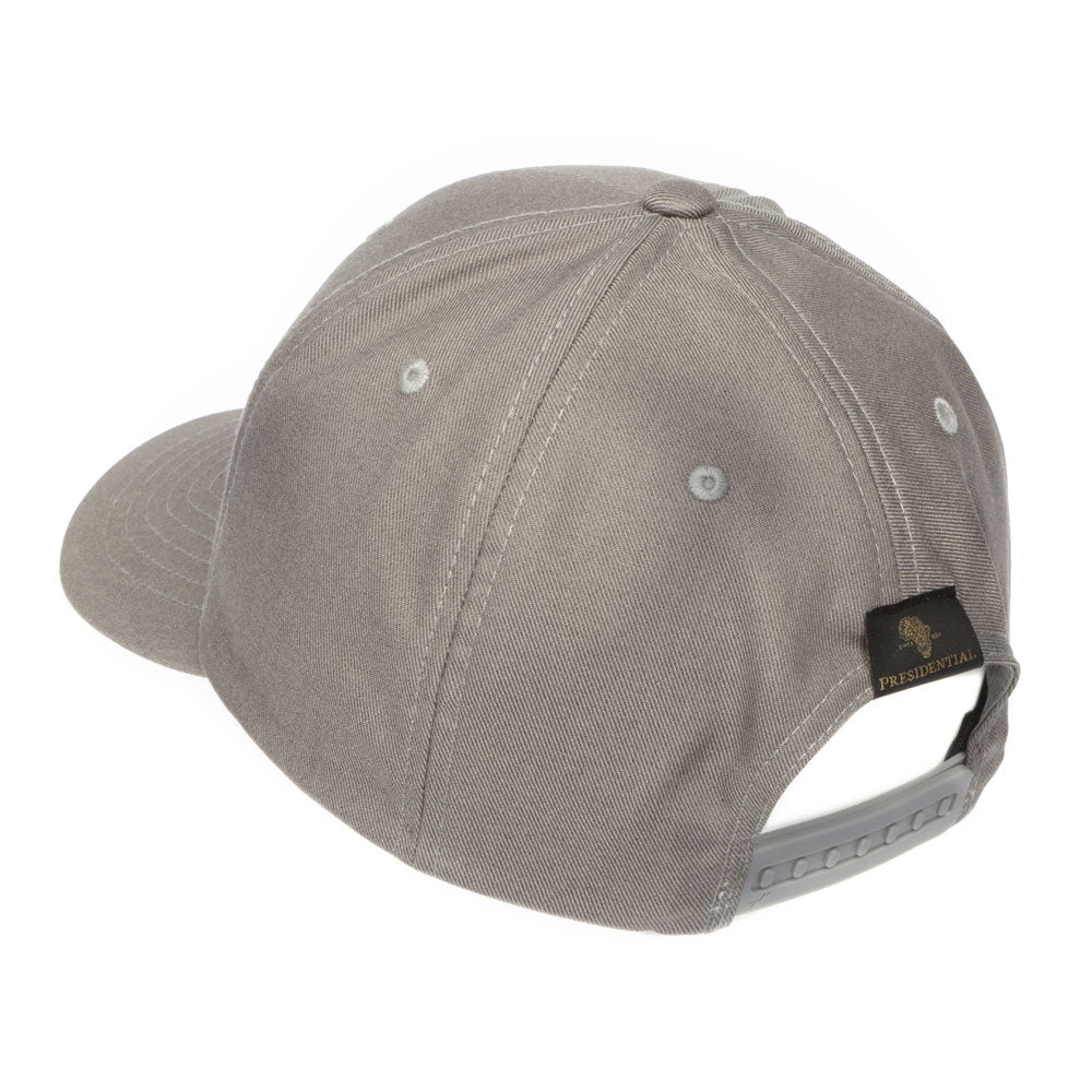 Presidential Men's Cap Golf Flex Fit Delta Adjustable - Grey/Gold