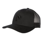 Men's Cap Classic Snap Back, Perforated Adjustable Back - Black