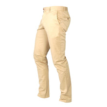 Presidential Men's Cotton Slim Fit Chino Pants - Khaki